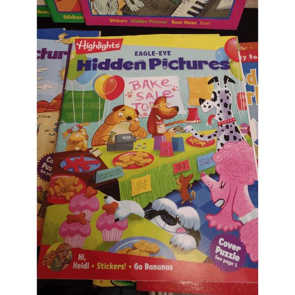 Lot of 12 Children's Puzzle Bks - Highlights Puzzle Buzz, Hidden Pictures & More - Picture 3 of 6